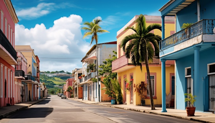 Photo d'une ville en Guadeloupe